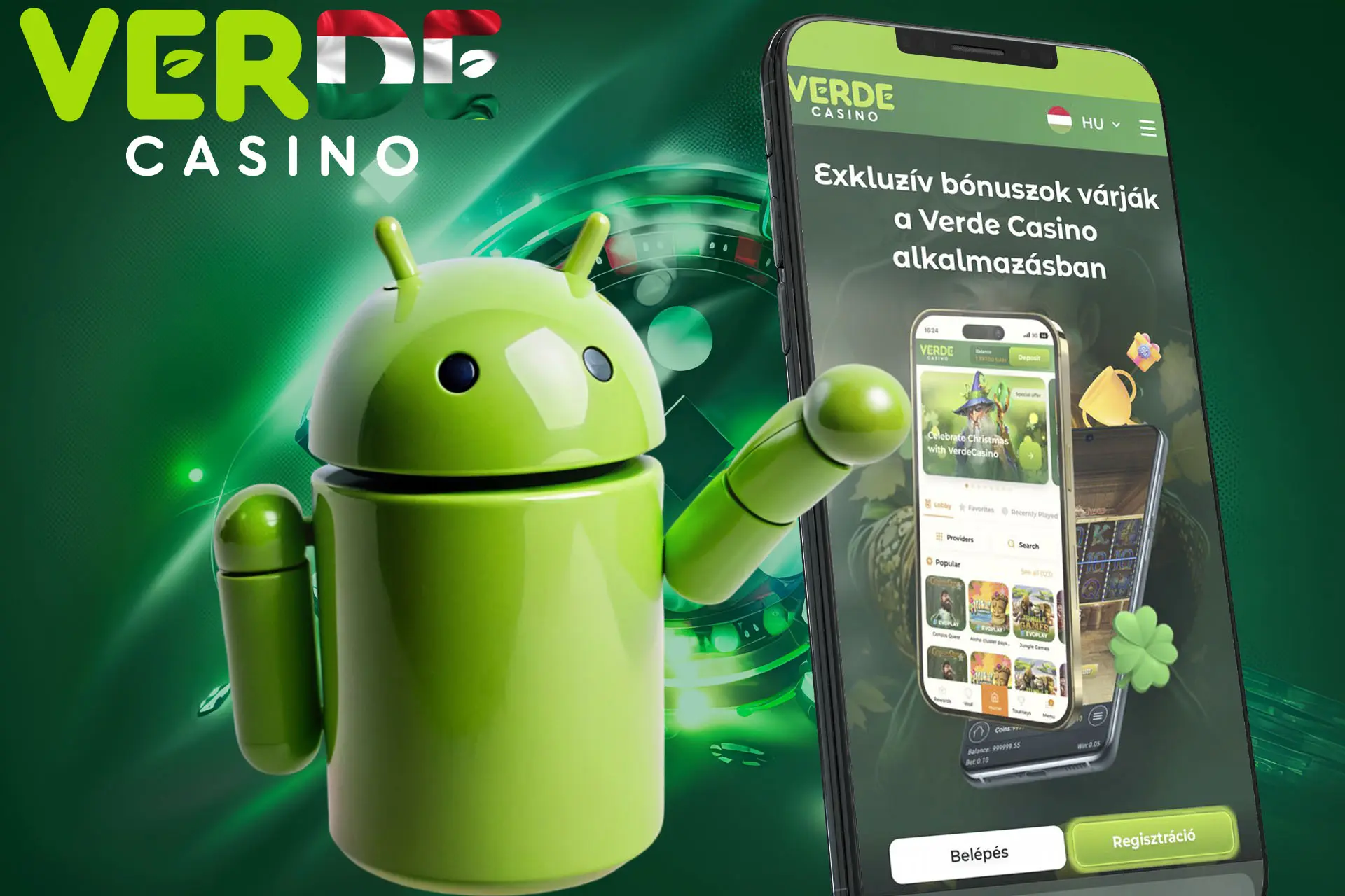 Verde Casino letöltése Androidon